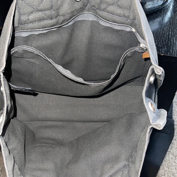 Hermes Paris Fourre Tout Grey Cotton Canvas Small Tote Bag - Picture 11 of 11